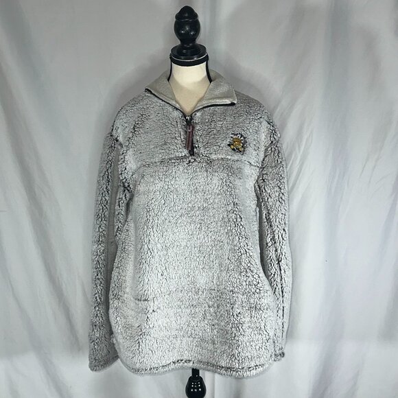 Pressbox - Wichita State Shockers Sherpa Soft Quarter-Zip Pullover Jacket Large - Picture 1 of 10